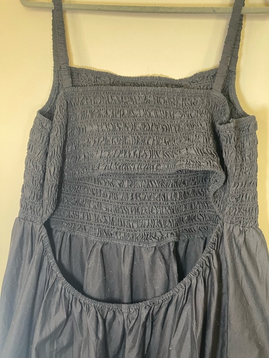 Old Navy Black Strapless Smocked Maxi Dress - Picture 6 of 8